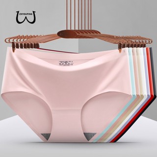 Zxyouping กางเกงชั้นใน ผ้าเรยอน ไร้รอยต่อ เซ็กซี่ เอวกลาง ระ…