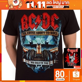 เสื้อวง Ac/Dc เสื้อยืดลาย acdc เอซี/ดีซี เสื้อวินเทจ เสื้อยืดผช เสื้อวินเทจ RCM1777