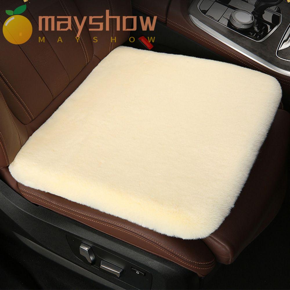 Mayshow เบาะรองนั่งในรถยนต์ชุดสามชิ้นฤดูหนาวผ้าห่มที่นั่งหนาขึ้น