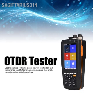 Sagittarius314 เครื่องวัดความผิดพลาดของแสงไฟเบอร์ออปติคัล Otdr 3.97 นิ้ว 100‐240V 4 In 1