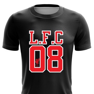 เสื้อยืด ลาย Liverpool FC แบบแห้งเร็ว XS - 7XL (LFC08)