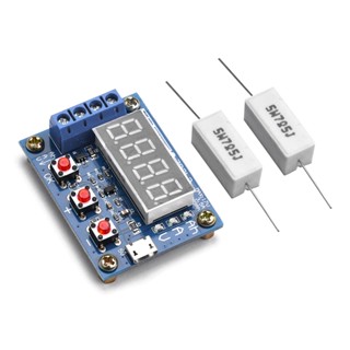 Ziqqucu ZB2L3 โมดูลทดสอบความจุแบตเตอรี่ดิจิตอล อินเตอร์เฟซ Micro USB DC4.5-6V