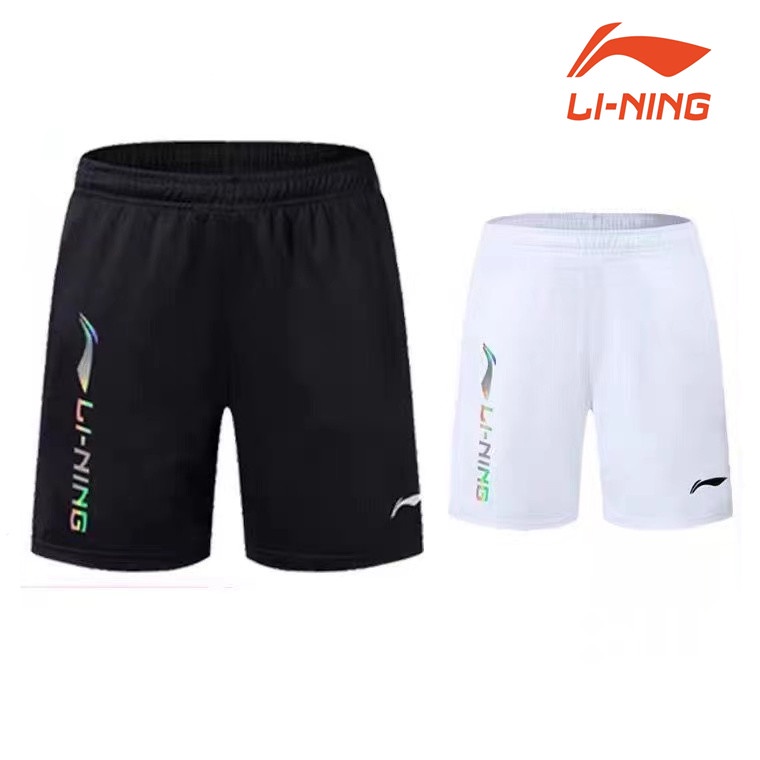 พร้อมส่ง Li Ning กางเกงขาสั้น กางเกงเทนนิส ระบายอากาศ แห้งเร็ว สําหรับผู้ชาย และผู้หญิง เหมาะกับการวิ่ง เล่นแบดมินตัน