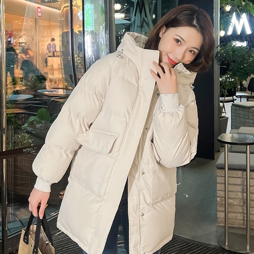 ใส่อุณหภูมิติดลบได้ เสื้อโค้ท oversize กันหนาวกันหิมะ ผ้าหนาคุณภาพดีอุ่นมาก