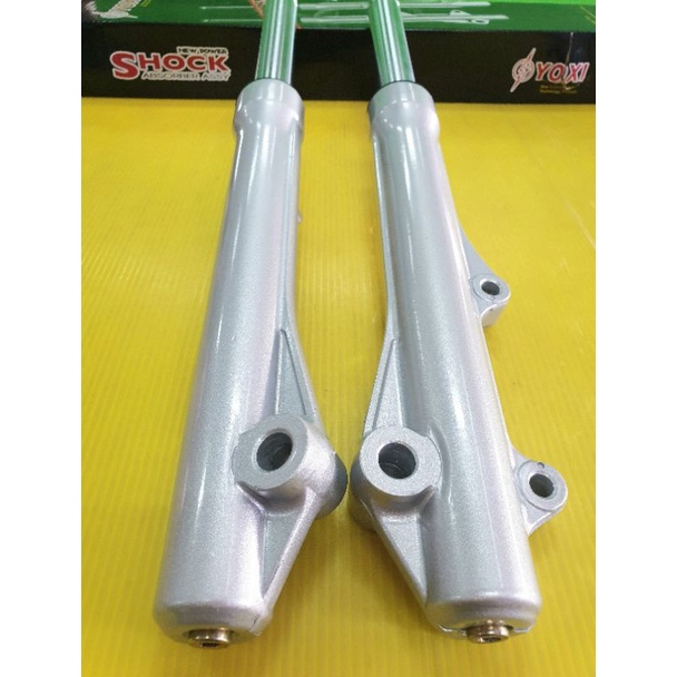 โช้คหน้า click 110,click 110 คาบู โช๊คหน้า click 110 รุ่นแรก ชุดโช้คหน้า click 110,click คาบู สีบรอน