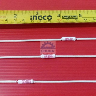 เทอร์โมฟิวส์ ฟิวส์ เซรามิค หม้อหุงข้าว Ceramic Thermal Fuse 20A 250V 185°C #CTF แบบ A (1 ตัว)