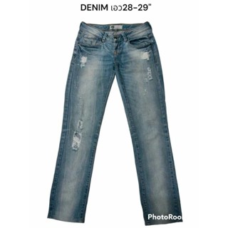 DENIM RULES แท้เอว28-29"กางเกงยีนส์หญิง