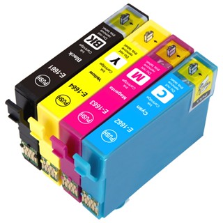 [สต็อกประเทศไทย]166XL Compatible ink for EPSON ME10 101 Colour Inkjet Printer T1661-T1664 Compatible Print Cartridge