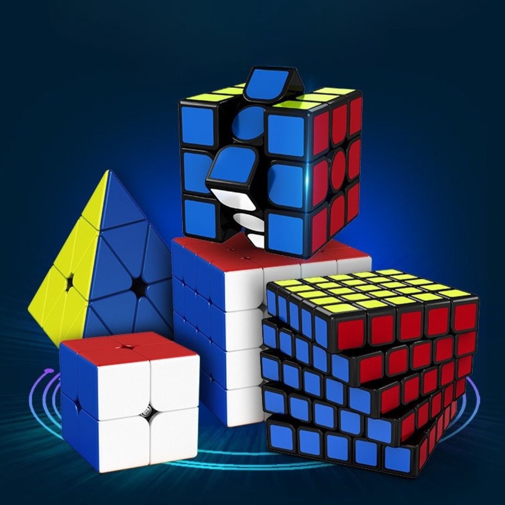 พร้อมส่งจากไทย รูบิค 2x2/3x3/4x4/ ลูกบาศก์ของรูบิค รูบิก รูบิด หมุนลื่น Rubik's cube #P-0040