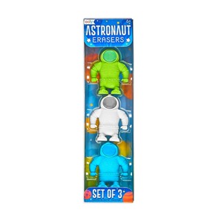 Astronaut Erasers ยางลบนักอวกาศ สุดเจ๋งงง Set 3 ชิ้น