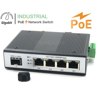 Gigabit Industrial 4 PoE + 1.25G SFP