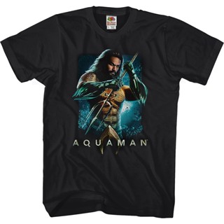 King of Atlantis Aquaman T-Shirt เสื้อ ยืด ผู้ชาย เสื้อคนอ้วน เสือยืดผู้ชาย เสื้อยืดสไตล์เกาหลี