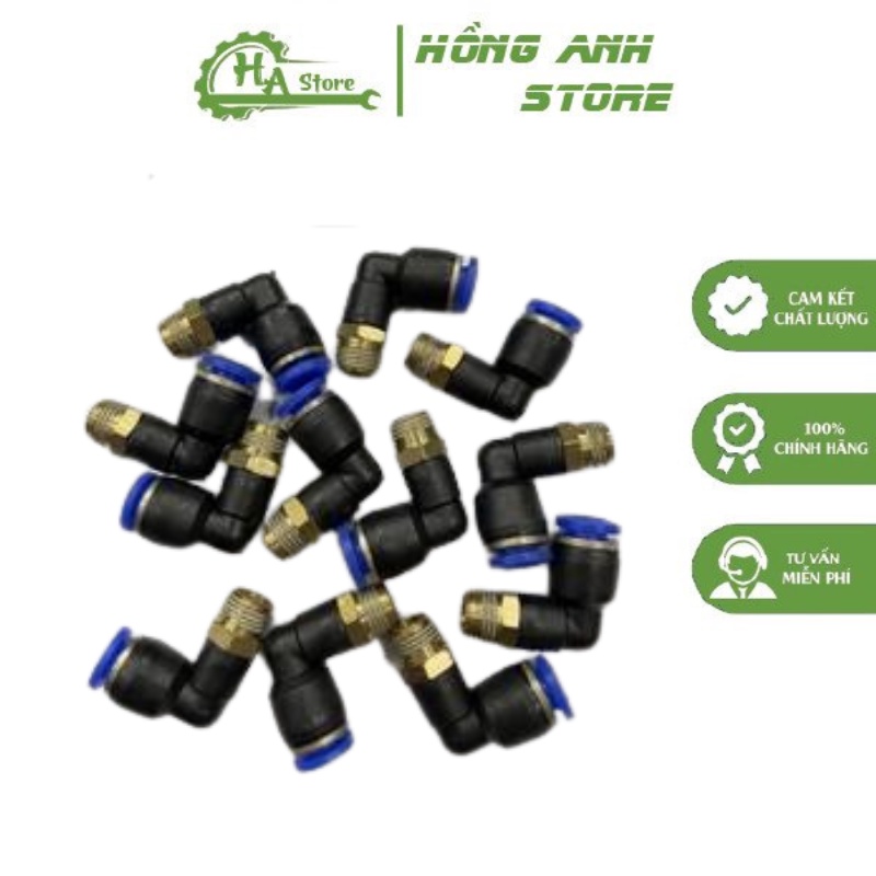 ข้องอมุม 6-1/8 (PL6-01) ข้อต่อสวมเร็วเข้ามุม PL6-01 AKS - Hong Anh Store