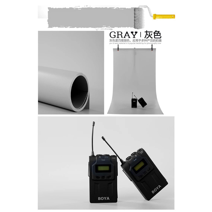 PVC photo studio backdrop 120cm x 200cm available in 7 colors ฉากถ่ายภาพ PVC ขนาด 120 x 200 เซนติเมตร มี 7 สีเลือกสีได้
