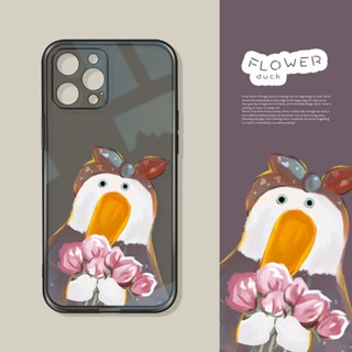 Tulip Golden Duck เคสไอโฟน iPhone X Xr Xs Max 11 pro max เคส 12 pro 14plus 8พลัส phone case 13 14 เคสมือถือ 7 8plus