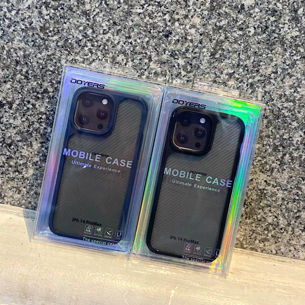 DOYERS CARBON  (งานกล่อง) เคสโทรศัพท์มือถือ แบบแข็ง แข็งทั้งตัว กันกระแทก 7P i11 11 Pro max 12 13 14Pro 14 14Plus