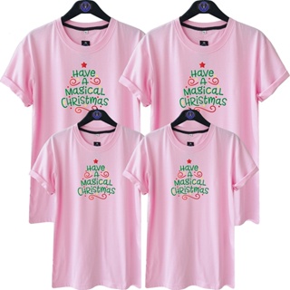เสื้อยืดผ้าฝ้าย เสื้อยืดคริสต์มาสChristmas HAVE A MAGICAL CHRISTMAS T-Shirt / Wirelder FAMILY T-Shirt / FAMILY T-Shirt M
