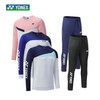 Yonex 2022 เสื้อกันหนาวแขนยาว และกางเกง สําหรับฝึกแบดมินตัน เหมาะกับนักเรียน ผู้ชาย และผู้หญิง