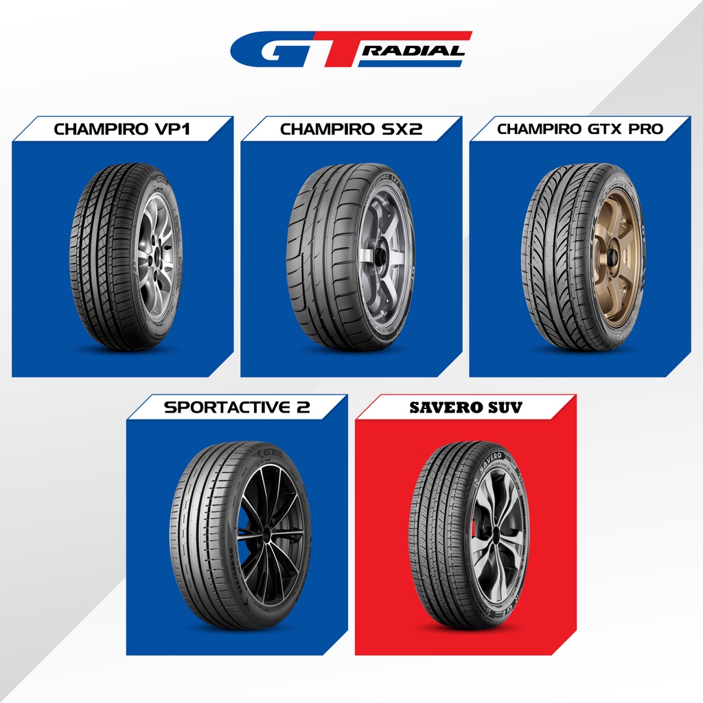ติดตั้งฟรี GT RADIAL รุ่น FE2 ยางรถยนต์ขอบ 15-20 นิ้ว (4 เส้น) (สอบถาม ...
