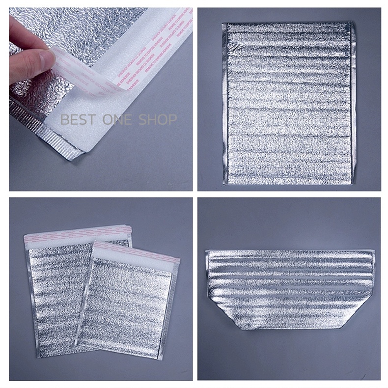 หนา 3 mm ถุงฟอยล์เก็บความเย็น ถุงฟอยล์เก็บความร้อน อลูมิเนียมฟอยล์ ถุงเก็บความเย็น ถุงเก็บความร้อน cool bag food