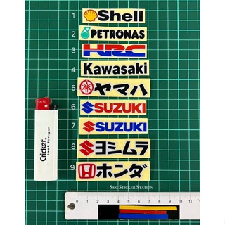 สติกเกอร์สะท้อนแสง ขนาดเล็ก (7 ซม.) สําหรับ yamaha shell honda suzuki kawasaki petronas hrc