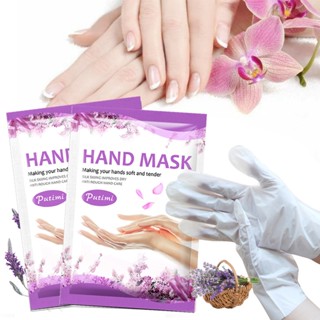 PUTIMI 10packs Lavender Hand Mask Peel Hand Care Moisturize Spa Gloves Whitening Hand Cream Exfoliating Hand Scrub Remov