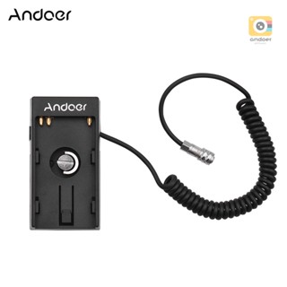 Andoer Camera DV Battery Power Supply Mount Plate Adapter with 1/4 Inch Screw for Blackmagic Cinema Pocket Camera BMPCC 4K Replacement for  BP-U30 U60 U90 BP-U Battery