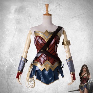 Jason Wonder Woman ชุดเครื่องแต่งกายคอสเพลย์ ชุดเจ้าชายมาเวล หนัง PU สําหรับผู้หญิง