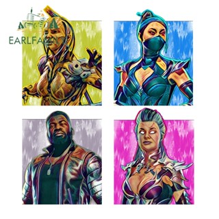 Earlfamily สติกเกอร์ ลาย Jax Briggs DVorah Kitana Sindel Mortal Kombat Arcade Game ขนาด 13 ซม. สําหรับตกแต่งรถยนต์ รถจักรยานยนต์