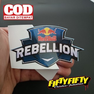 สติกเกอร์ พิมพ์ลาย ESPORT REBELLION เคลือบเงา สําหรับติดตกแต่งหมวกกันน็อค รถจักรยานยนต์ รถยนต์