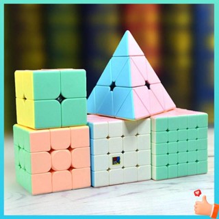 รูบิค 3x3 แม่เหล็ก รูบิค 4x4 รูบิค 3x3 แม่เหล็ก gan รูบิค 2x2 Magic Domain Macaron Rubiks Cube 2, 3, 4, 5, Smooth Pyramid Rubiks Cube ของเล่นเพื่อการศึกษาระดับสิ่งประดิษฐ์ที่น่าเบื่อ