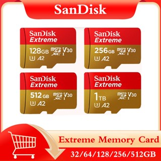 Sandisk การ์ดหน่วยความจํา Micro SD 32GB 64GB 128GB 256GB สําหรับกล้อง