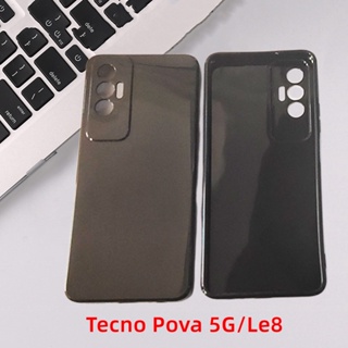 พร้อมส่ง เคสโทรศัพท์มือถือ ป้องกันเลนส์กล้อง สีดํา สําหรับ Tecno Pova 5 4G Pova 5 pro Pova 4 pro LG8N Pova 4 LG7N