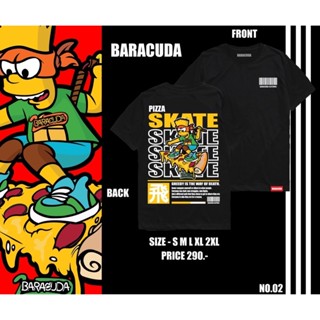 ใหม่ BARACUDA เสื้อยืดสกรีน SKATE BRCD 🛹 #ค่าจัดส่งถูก