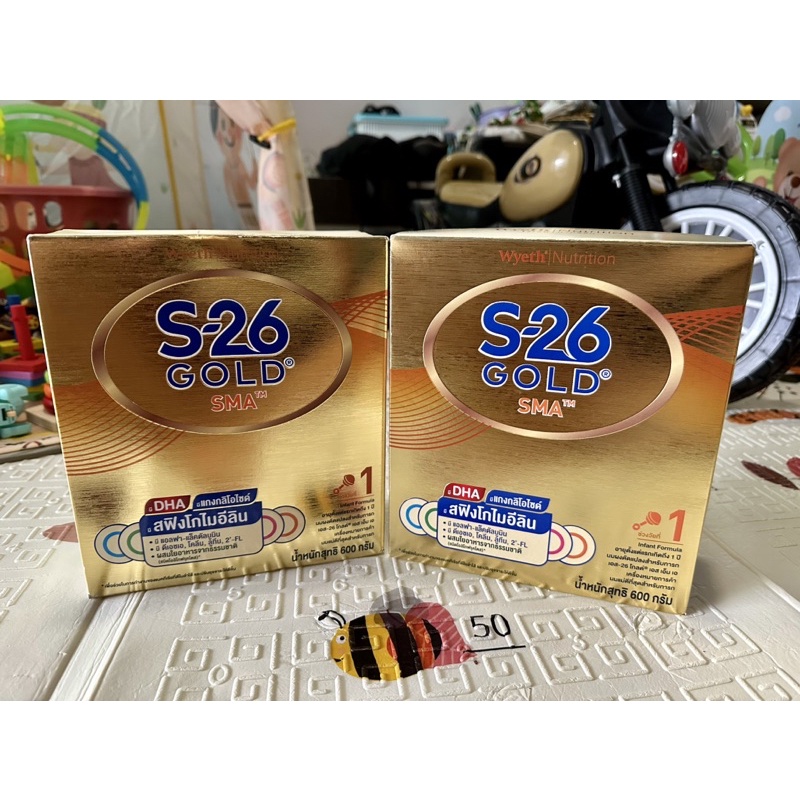 นมผง S26 gold  SMA  สูตร1 แรกเกิด-1ปี น้ำหนัก 600 กรัม