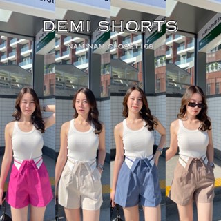 DEMI SHORTS 🐹 กางเกงขาสั้นรุ่นใหม่ เอวพับแต่งแทบ