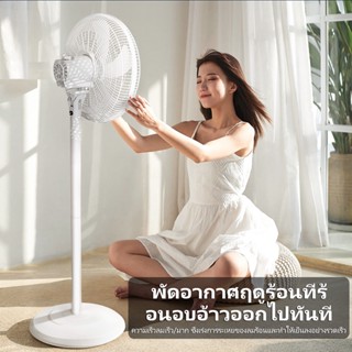 พัดลมปรับระดับ พัดลมตั้งพื้น พัดลมเหล็กตั้งพื้น STAND FAN ปรับระดับได้ 3 ระดับ 16 นิ้ว พัดลม 5ใบพัด เสียงเงียบ