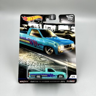 Hotwheels Premium | Custom 93’ Nissan Hardbody (D21) Big M ล้อยาง สเกล 1:64