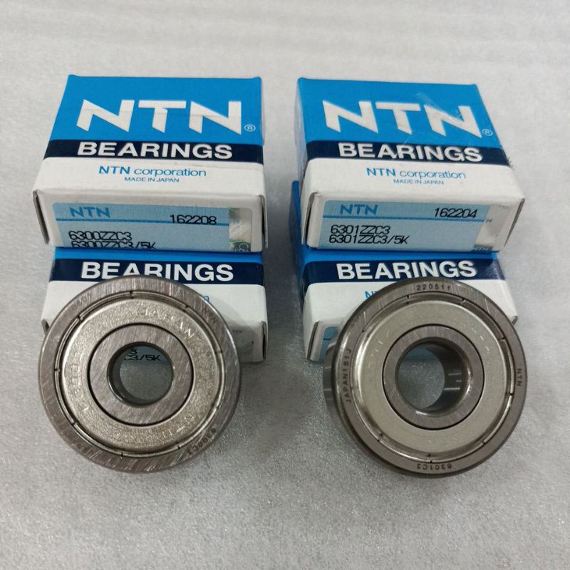 แบริ่งเพลาล้อหน้า/หลัง C3 6202zz/6300zz/6301zz 100% NTN Y110/125Z/SRLZ/LC135