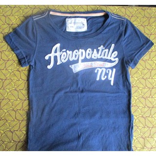 TOP!!! ✿ Aeropostale 34th Street NY Blue T-Shirt~Womans Size M