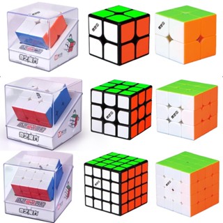 Qiyi MS Series รูบิคแม่เหล็ก 2x2 3x3 4x4 ความเร็ว MS 3x3x3