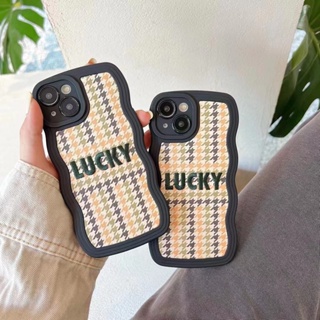 🎁ส่งของขวัญ🎁เคสไอโฟน 14 Pro Max 13 12 11 เคส for เคสไอโฟน11 lucky พกง่ายๆ การป้องกันการตก Case