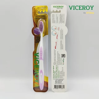 VICEROY แปรงสีฟัน ขนแปรงนุ่ม ซอฟท์ & คลีน ป้องกันลื่น รุ่น Colors Thin (คละสี)