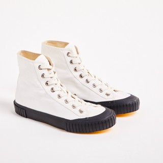 Mustard Sneakers Bumper Hi Top 1.0 Coal White รองเท้าผ้าใบหุ้มข้อ