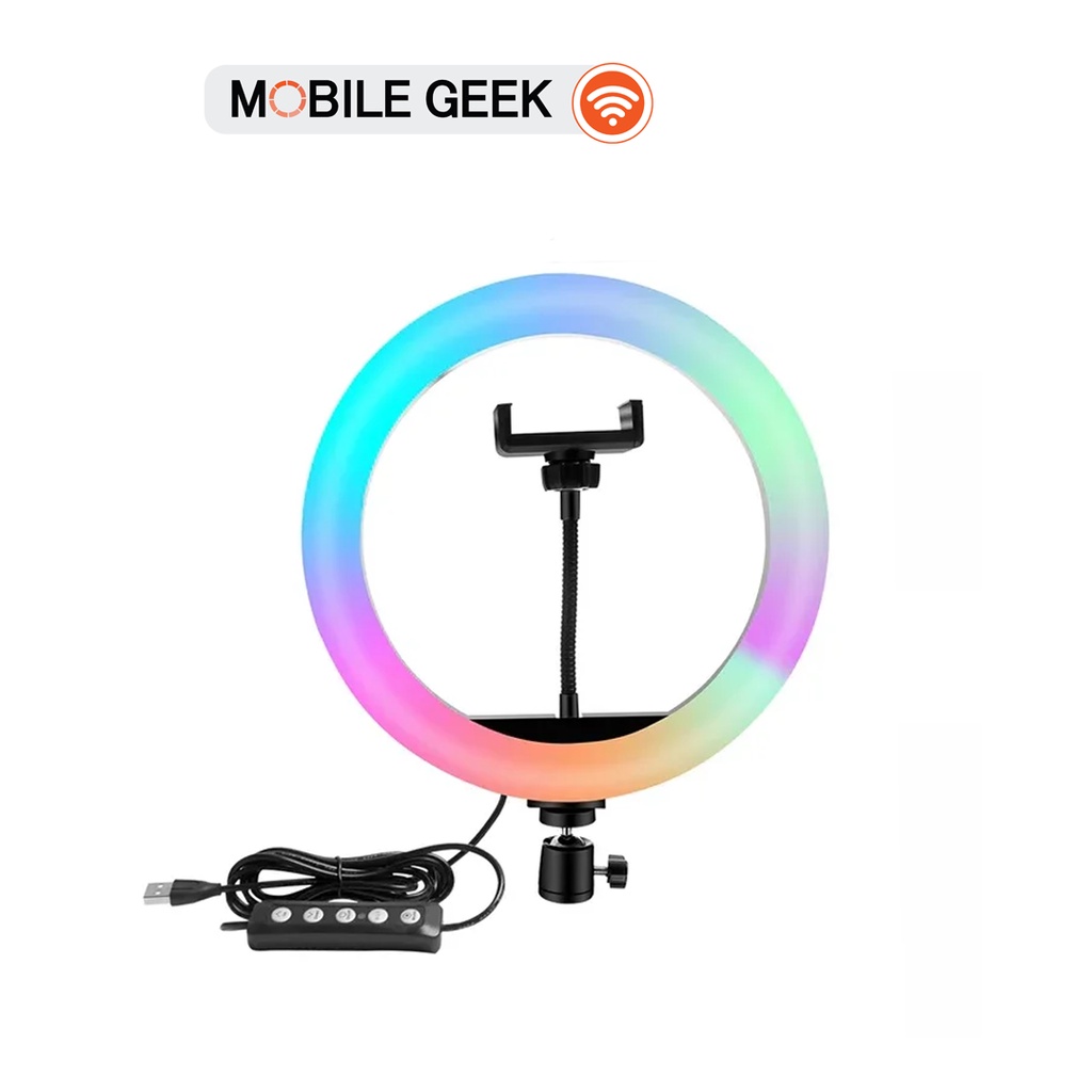 MJ ไฟไลฟ์สด RGB LED Soft Ring รุ่น MJ33 ไฟเปลี่ยนสีได้ 64 สี ไฟไลฟ์สด ไฟไลฟ์