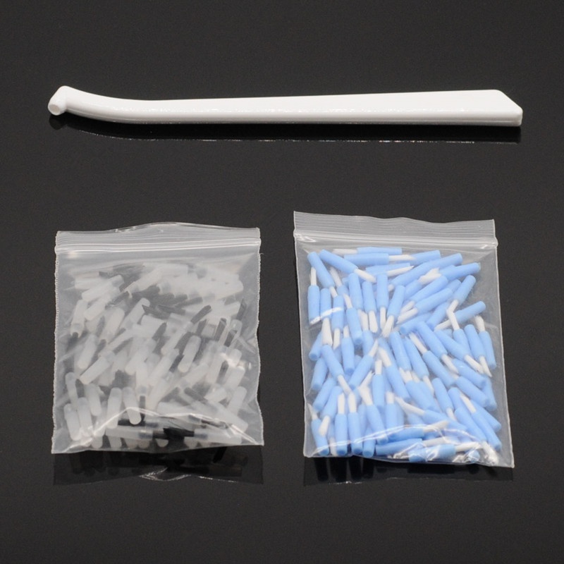Disposable Composite Brush Tips / Brush Handles For Dental Clinic Supplies