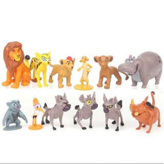 ของเล่นตุ๊กตาฟิกเกอร์ movie the lion king simba 12 ชิ้น