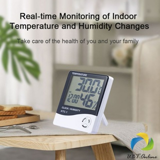 UBT แบบดิจิตอล  LCD แบบดิจิตอล เครื่องวัดอุณหภูมิและความชื้น Digital Temperature Meter