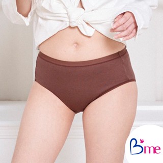 Bme กางเกงในผ้า Cotton รุ่น ME7A81  สีน้ำตาลเข้ม สีเทากลาง สีพีช