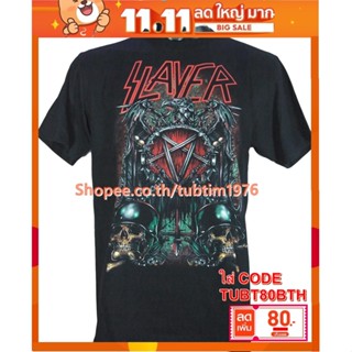 เสื้อวง SLAYER เสื้อวินเทจ ลายอมตะ เสื้อวินเทจ สเลเยอร์ SLR1176